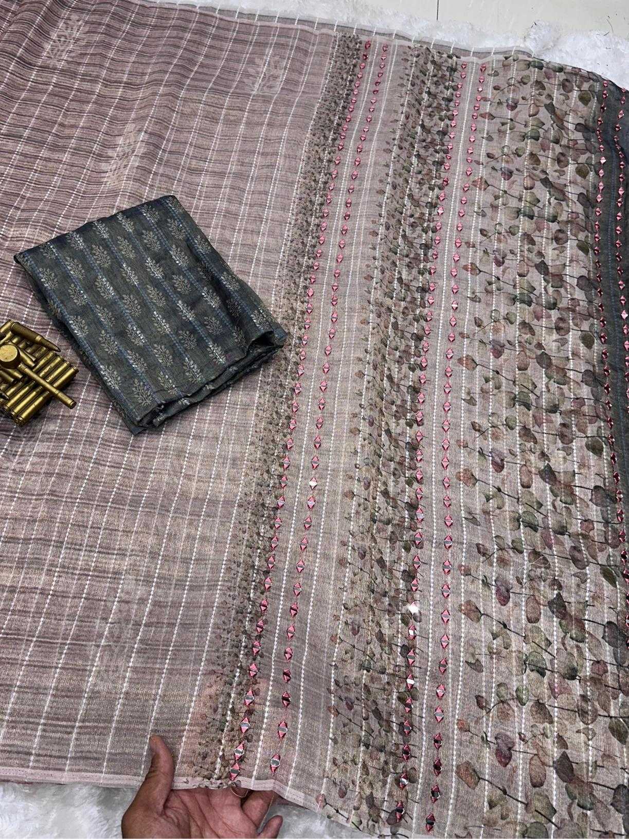 Ynf Tissue Silk KESH500 Aarohi Silk Sarees Wholesale Printed Silk Saree Designer Silk Sarees Silk Sarees For Weddings Manufacturer
