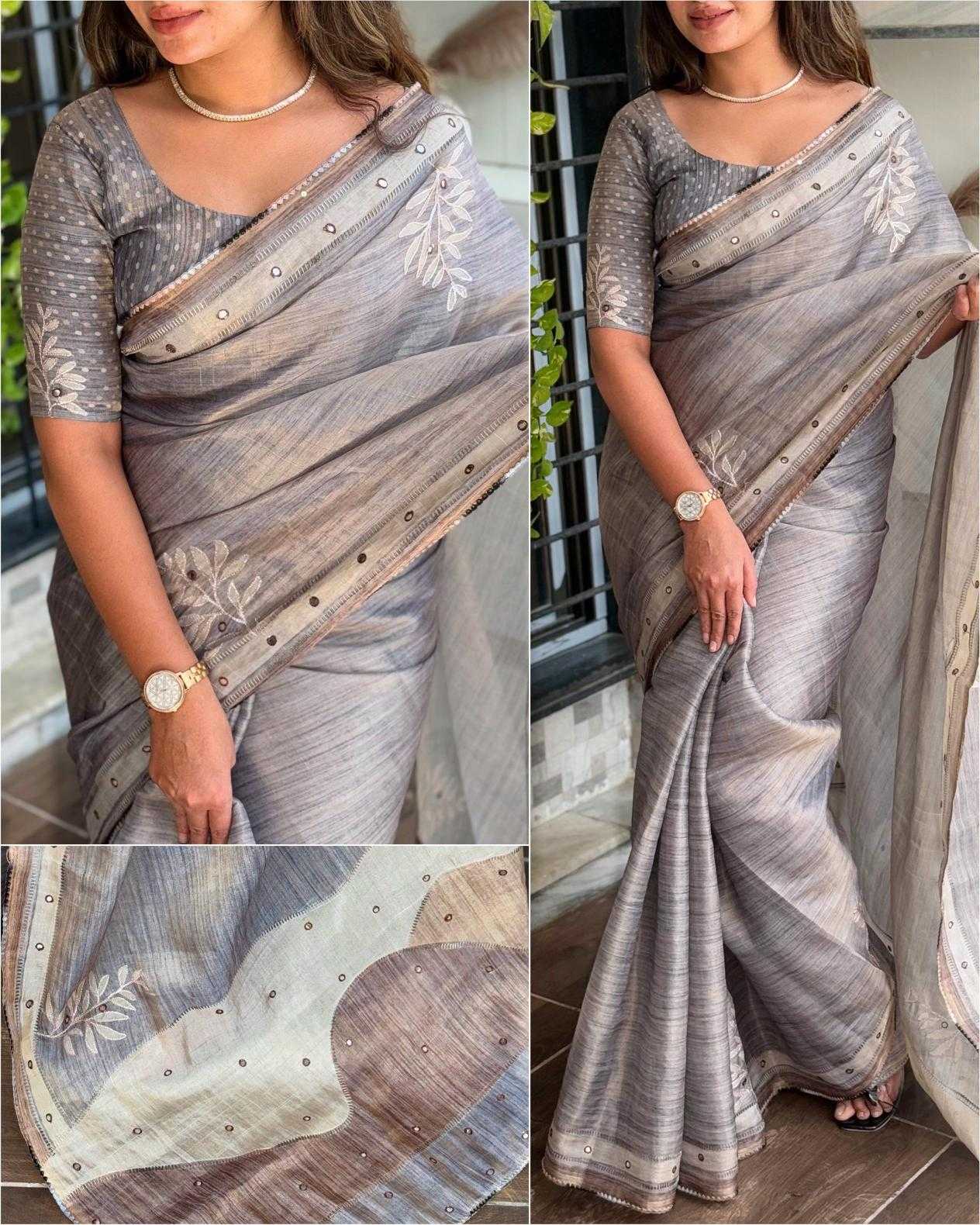 Ynf Tissue Silk KESH500 Sangini Silk Sarees Wholesale Printed Silk Saree Designer Silk Sarees Embroidered Silk Sarees Manufacturer