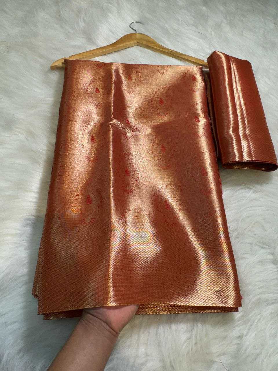 Ynf Tissue Silk KESH525 REKHA KANJIVARAM TISSUE Silk Sarees Wholesale Banarasi Silk Sarees Manufacturer