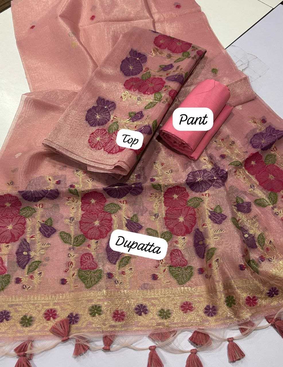 Ynf Tissue Silk KESH532 SALWAR Suits & Dresses Wedding Collections Festive Collections Wholesale Unstitched Suits Ladies Salwar Suits Ladies Silk Suit Manufacturer