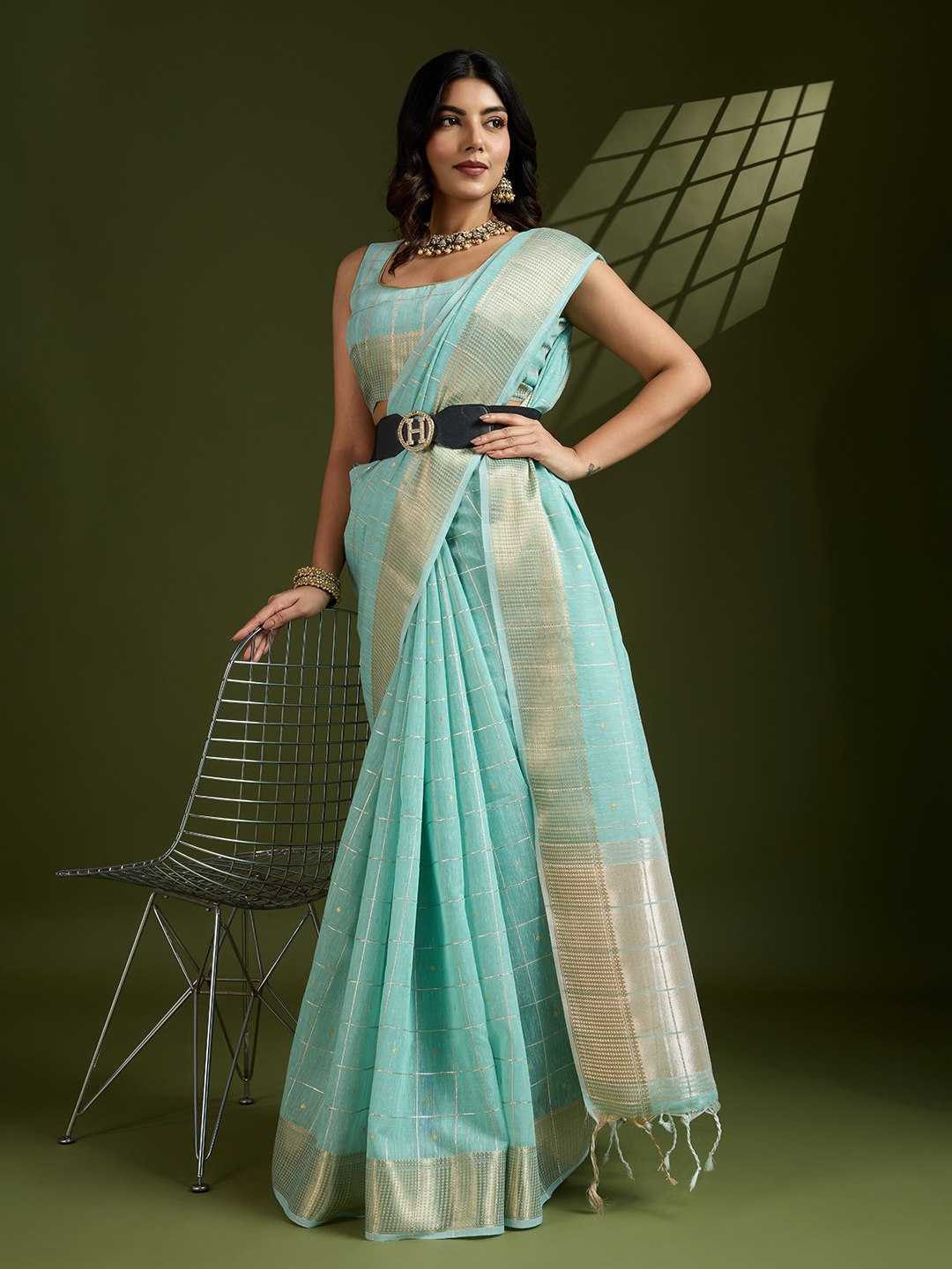 Ynf Tissue Silk KESH532 STUDIO Sarees Wholesale Tissue Silk Saree Gota Patti Sarees Embroidered Sarees Manufacturer