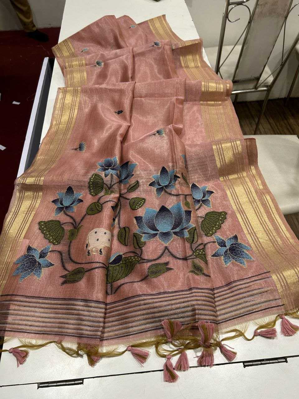 Ynf Tissue Silk KESH532 TISSUE SILK 2 Sarees Wedding Collections Festive Collections Wholesale Tissue Silk Saree Zari Border Sarees Traditional Sarees Manufacturer