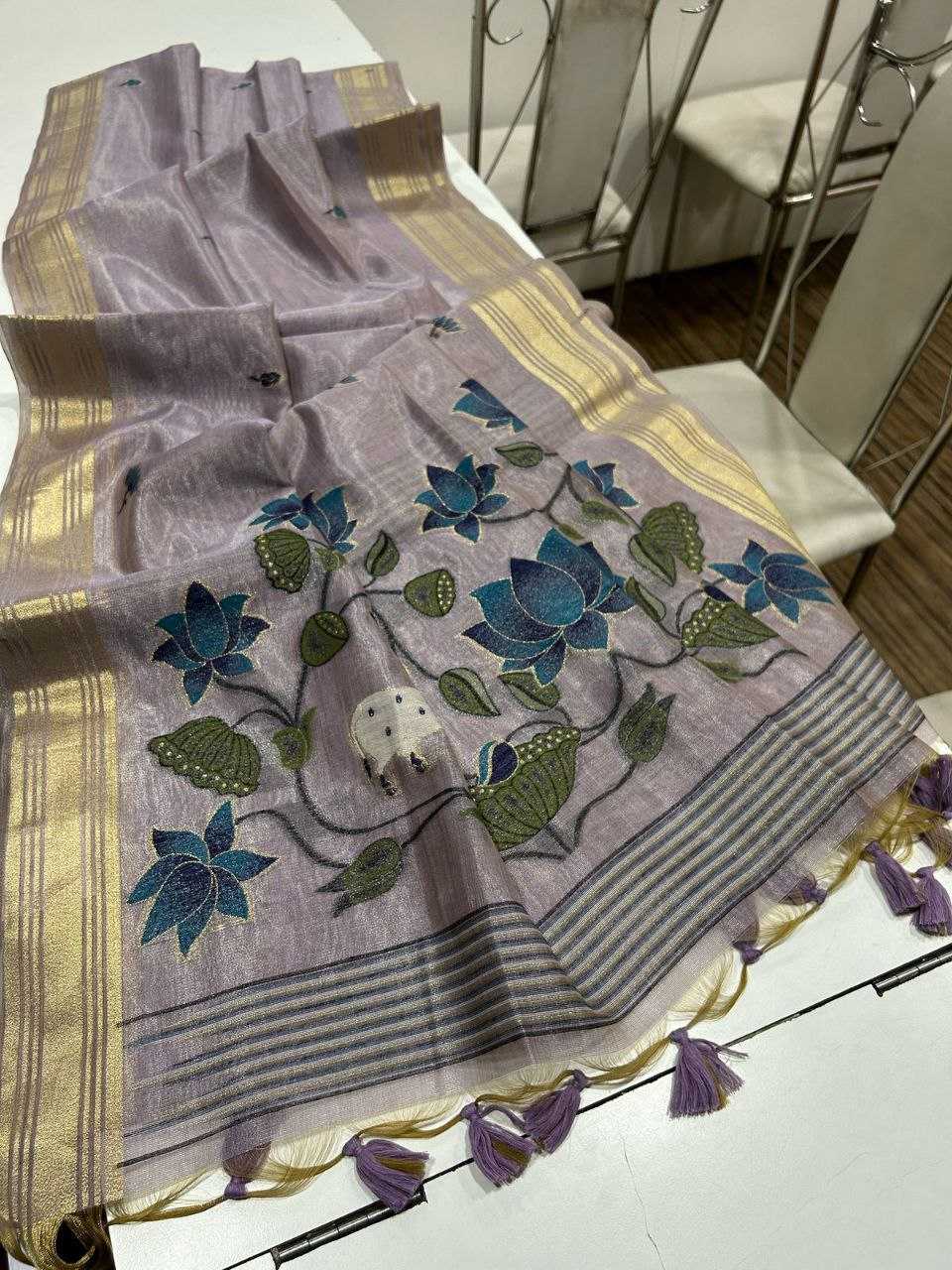 Ynf Tissue Silk KESH532 TISSUE SILK 2 Sarees Wedding Collections Festive Collections Wholesale Tissue Silk Saree Zari Border Sarees Traditional Sarees Manufacturer