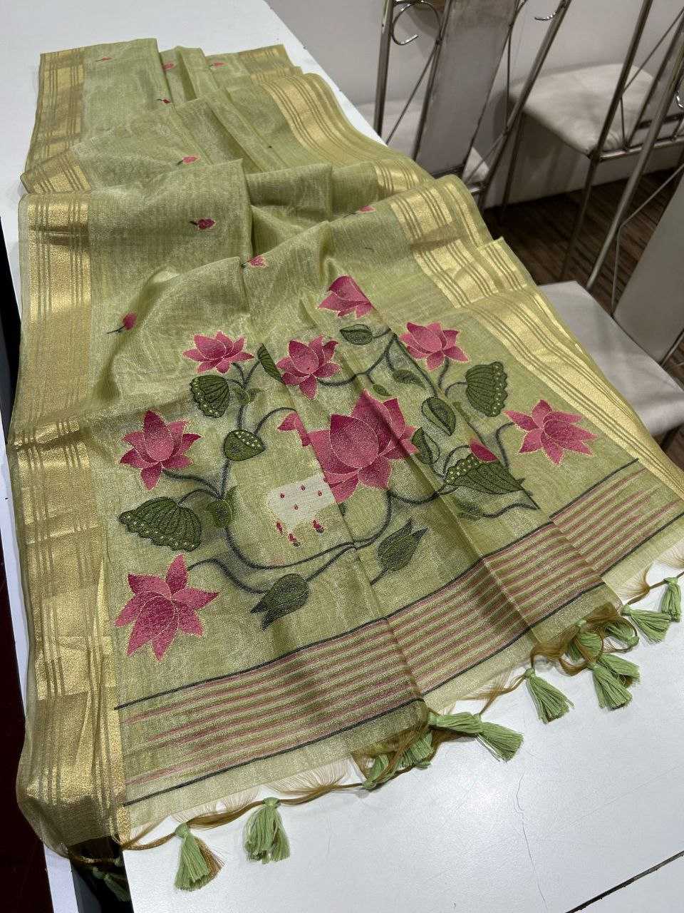 Ynf Tissue Silk KESH532 TISSUE SILK 2 Sarees Wedding Collections Festive Collections Wholesale Tissue Silk Saree Zari Border Sarees Traditional Sarees Manufacturer
