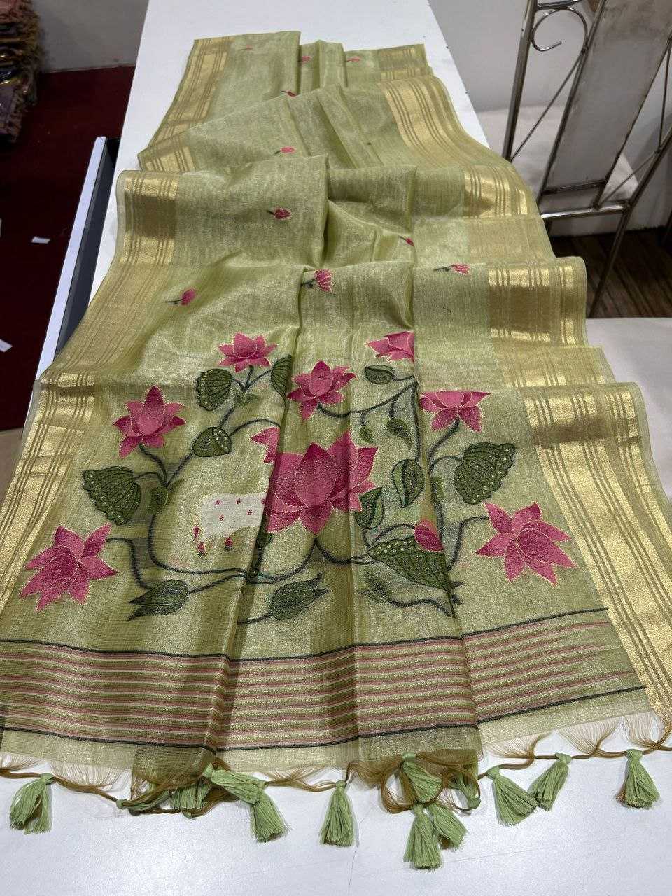 Ynf Tissue Silk KESH532 TISSUE SILK 2 Sarees Wedding Collections Festive Collections Wholesale Tissue Silk Saree Zari Border Sarees Traditional Sarees Manufacturer