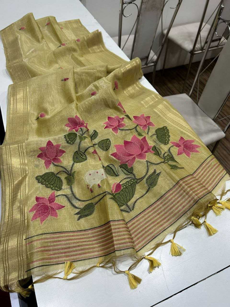 Ynf Tissue Silk KESH532 TISSUE SILK 2 Sarees Wedding Collections Festive Collections Wholesale Tissue Silk Saree Zari Border Sarees Traditional Sarees Manufacturer