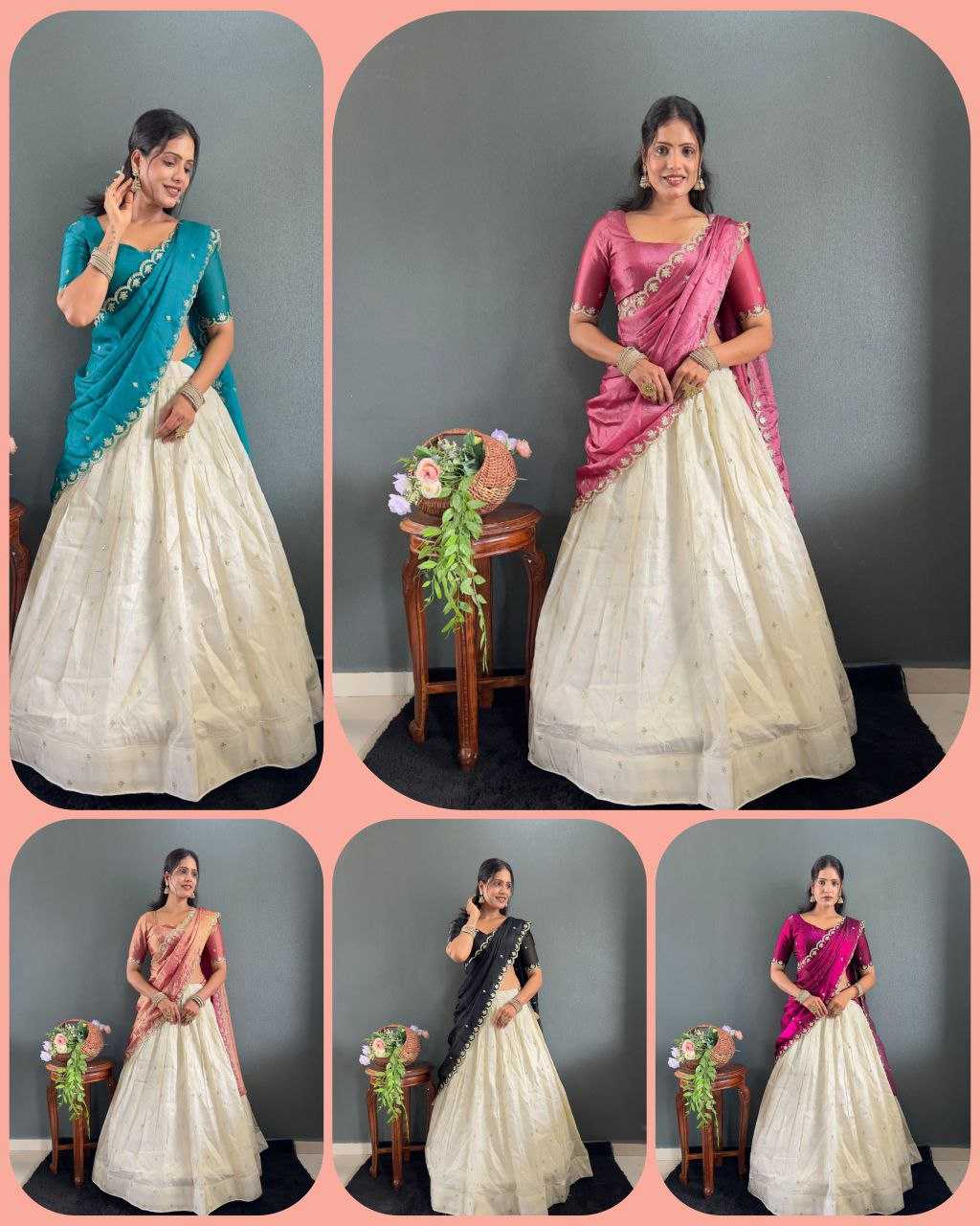 Ynf Tissue Silk KESH554 Kalini Lehengas Wholesale Embroidered Lehenga Manufacturer