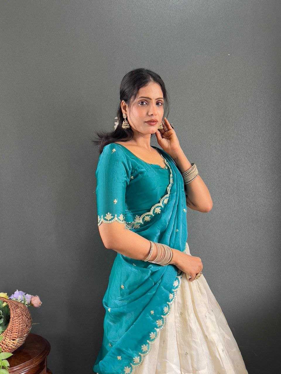 Ynf Tissue Silk KESH554 Kalini Lehengas Wholesale Embroidered Lehenga Manufacturer