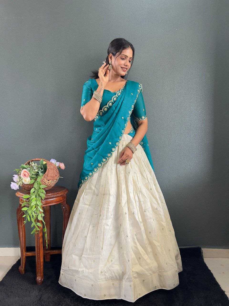 Ynf Tissue Silk KESH554 Kalini Lehengas Wholesale Embroidered Lehenga Manufacturer