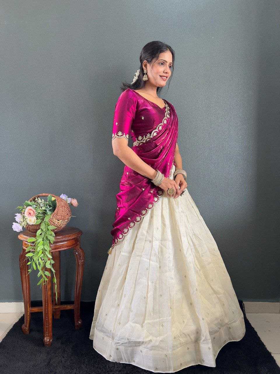 Ynf Tissue Silk KESH554 Kalini Lehengas Wholesale Embroidered Lehenga Manufacturer