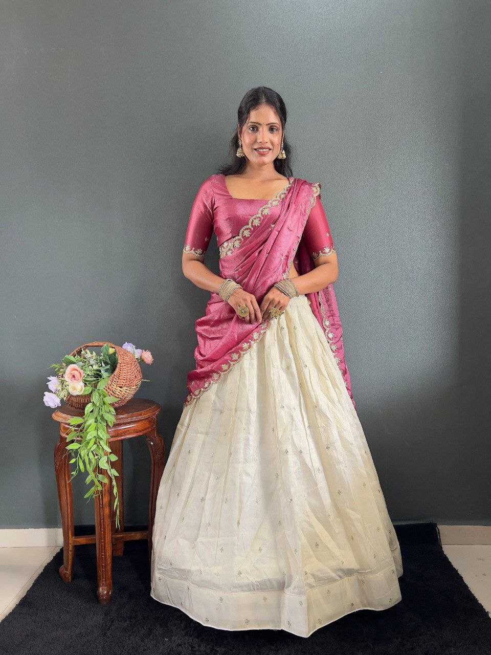 Ynf Tissue Silk KESH554 Kalini Lehengas Wholesale Embroidered Lehenga Manufacturer