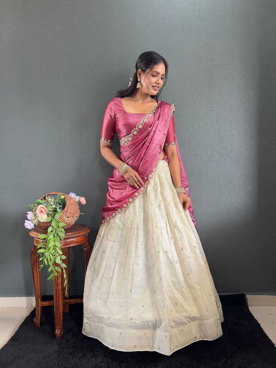 Ynf Tissue Silk KESH554 Kalini Lehengas Wholesale Embroidered Lehenga Manufacturer