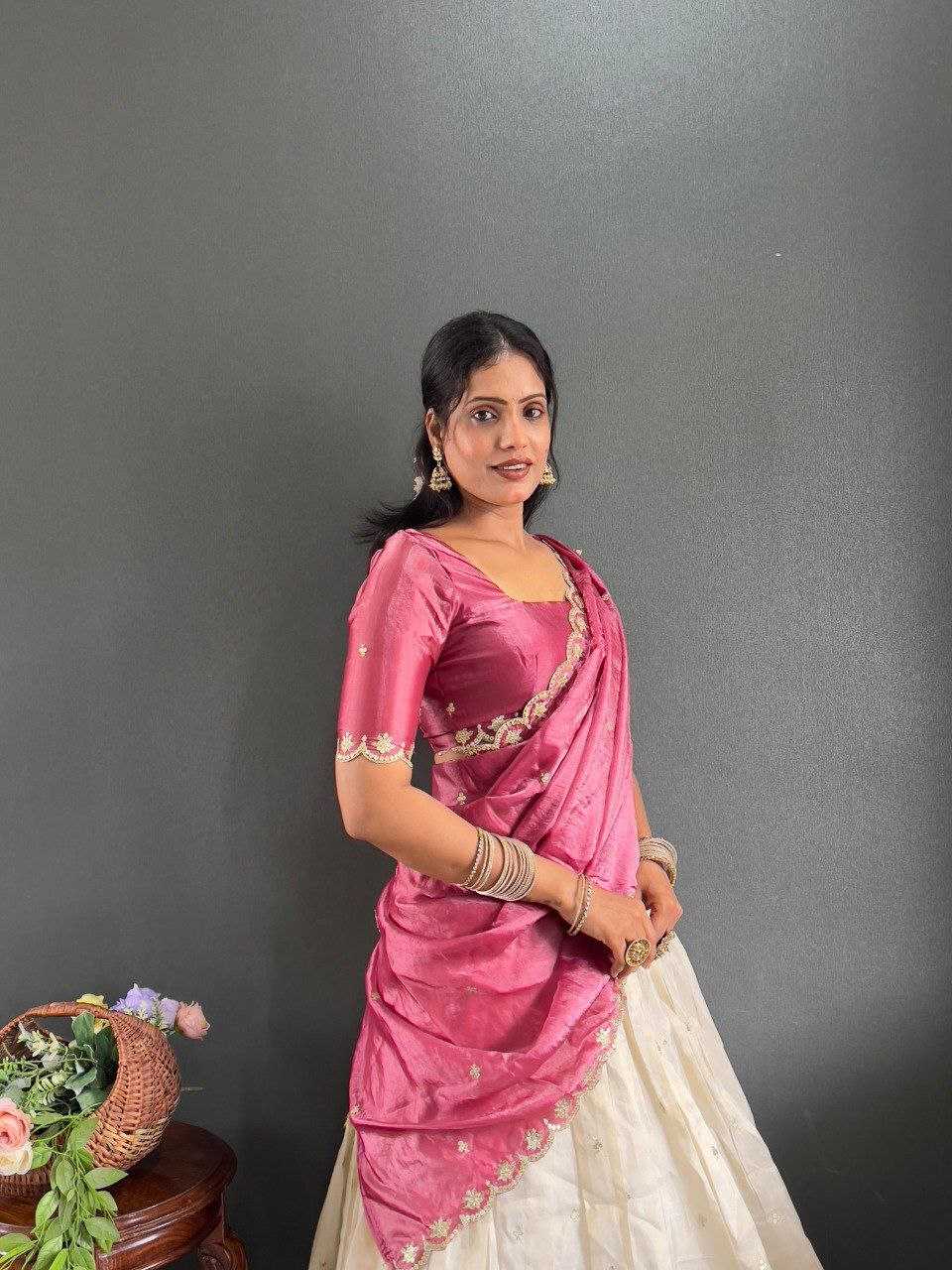 Ynf Tissue Silk KESH554 Kalini Lehengas Wholesale Embroidered Lehenga Manufacturer