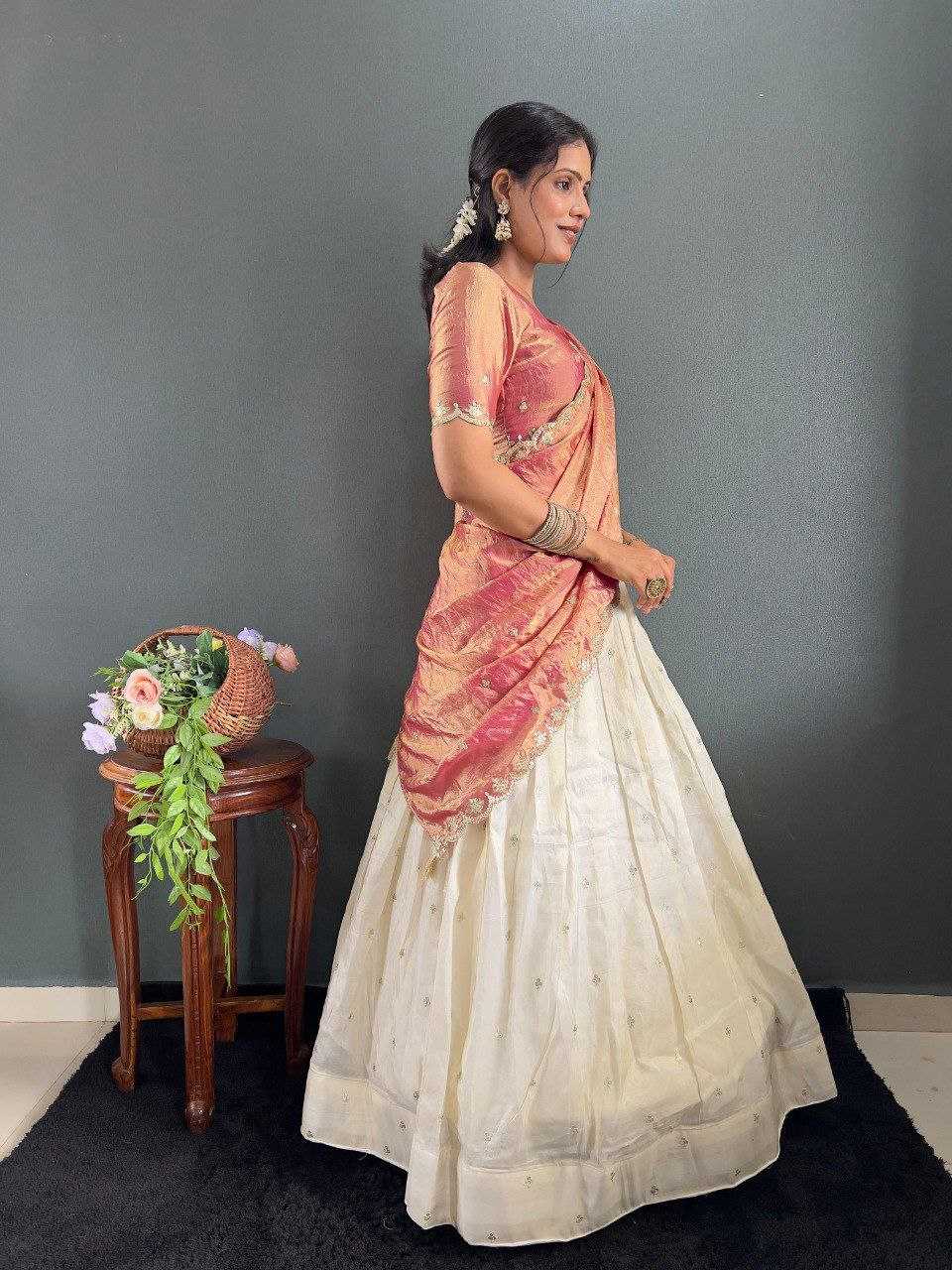 Ynf Tissue Silk KESH554 Kalini Lehengas Wholesale Embroidered Lehenga Manufacturer