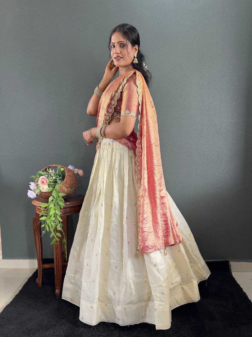 Ynf Tissue Silk KESH554 Kalini Lehengas Wholesale Embroidered Lehenga Manufacturer