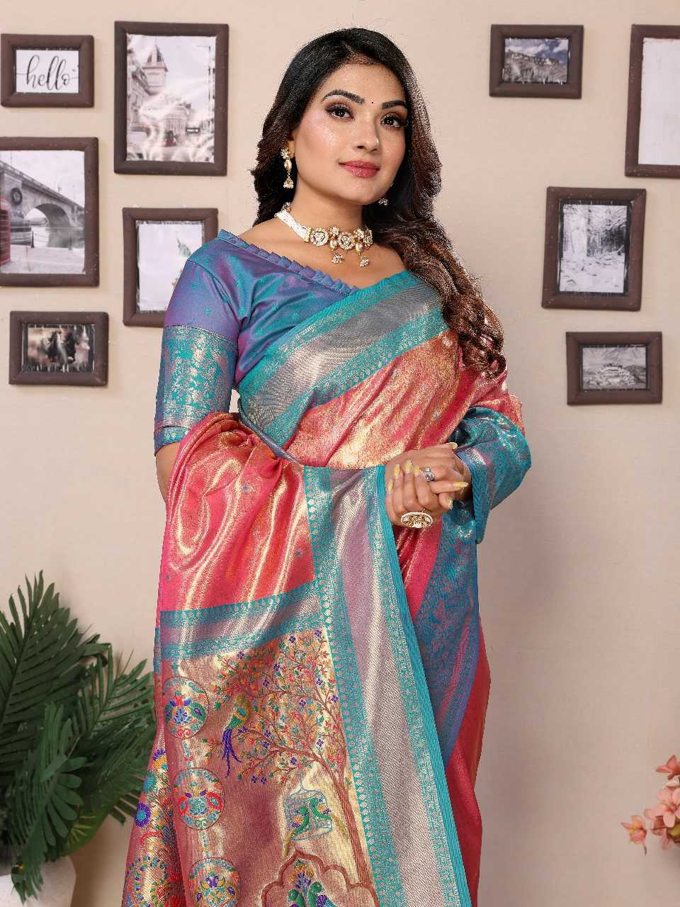 Ynf Tissue Silk RIN144 Vantara Silk Sarees Wholesale Banarasi Silk Sarees Designer Silk Sarees Silk Sarees For Weddings Manufacturer