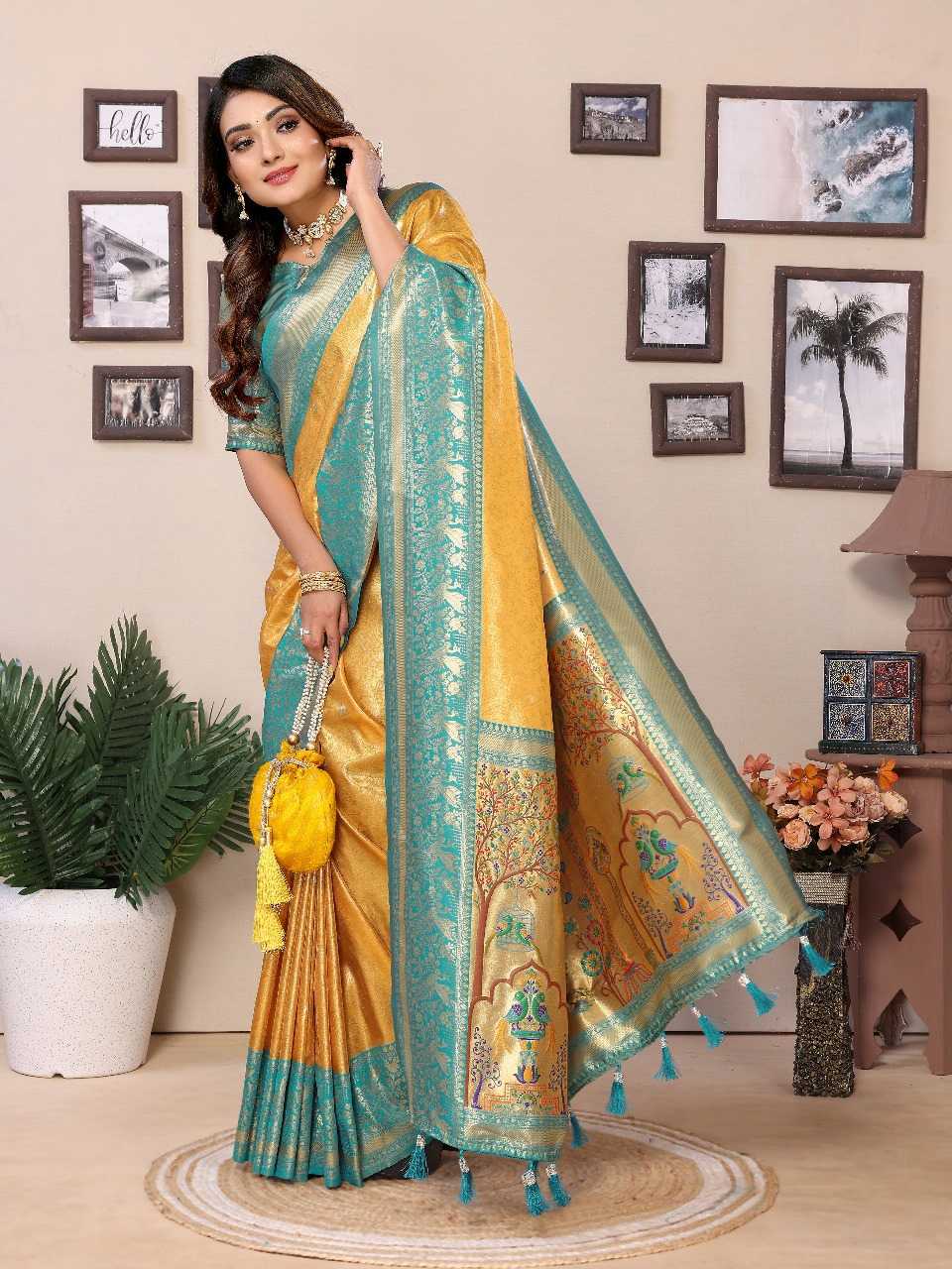 Ynf Tissue Silk RIN144 Vantara Silk Sarees Wholesale Banarasi Silk Sarees Designer Silk Sarees Silk Sarees For Weddings Manufacturer