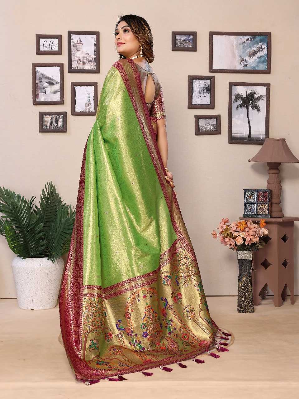 Ynf Tissue Silk RIN144 Vantara Silk Sarees Wholesale Banarasi Silk Sarees Designer Silk Sarees Silk Sarees For Weddings Manufacturer
