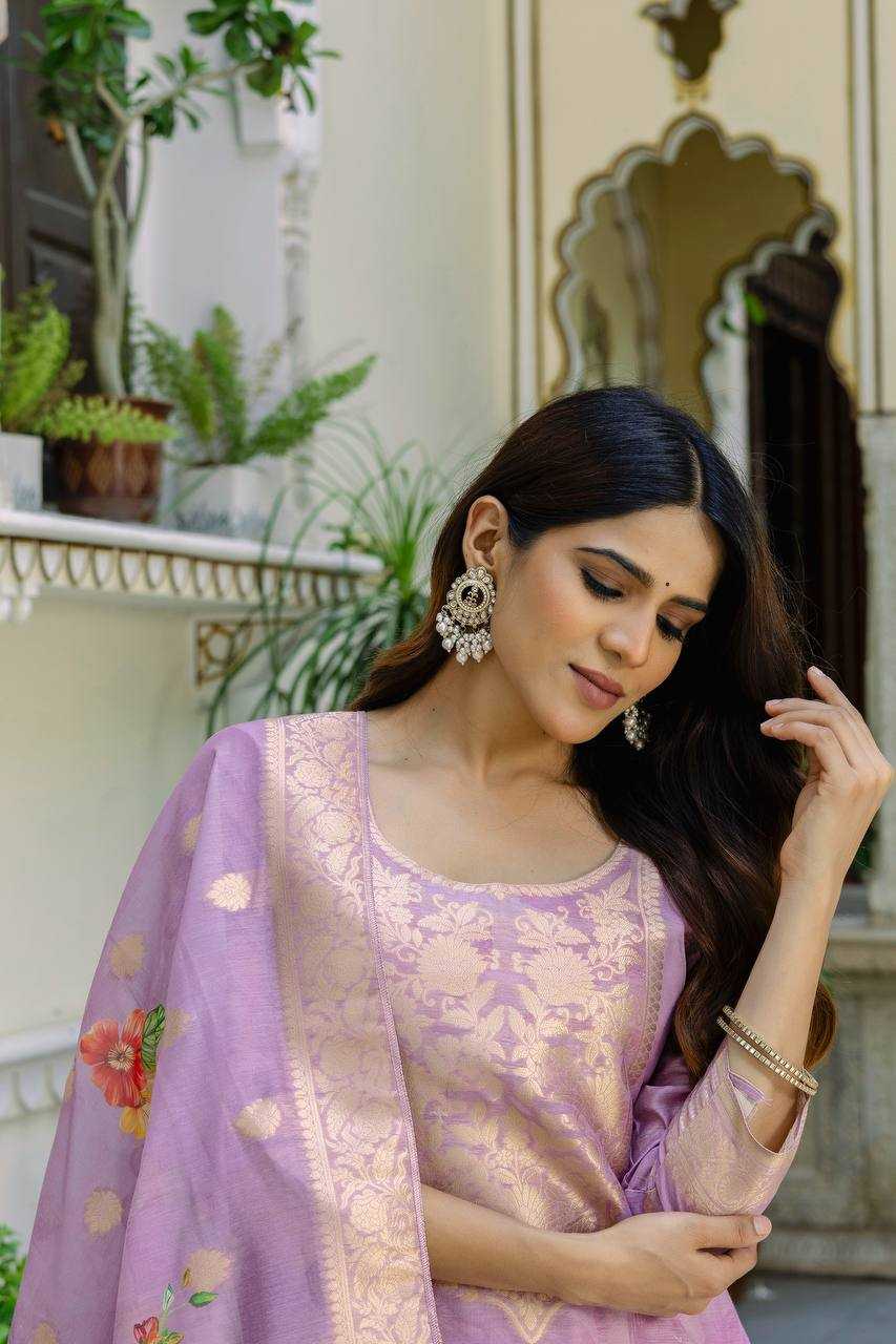 Ynf Tissue Silk RIN189 1195 Kurti Wholesale Party Wear Kurtis Printed Kurtis Kurti Bottom With Dupatta Manufacturer