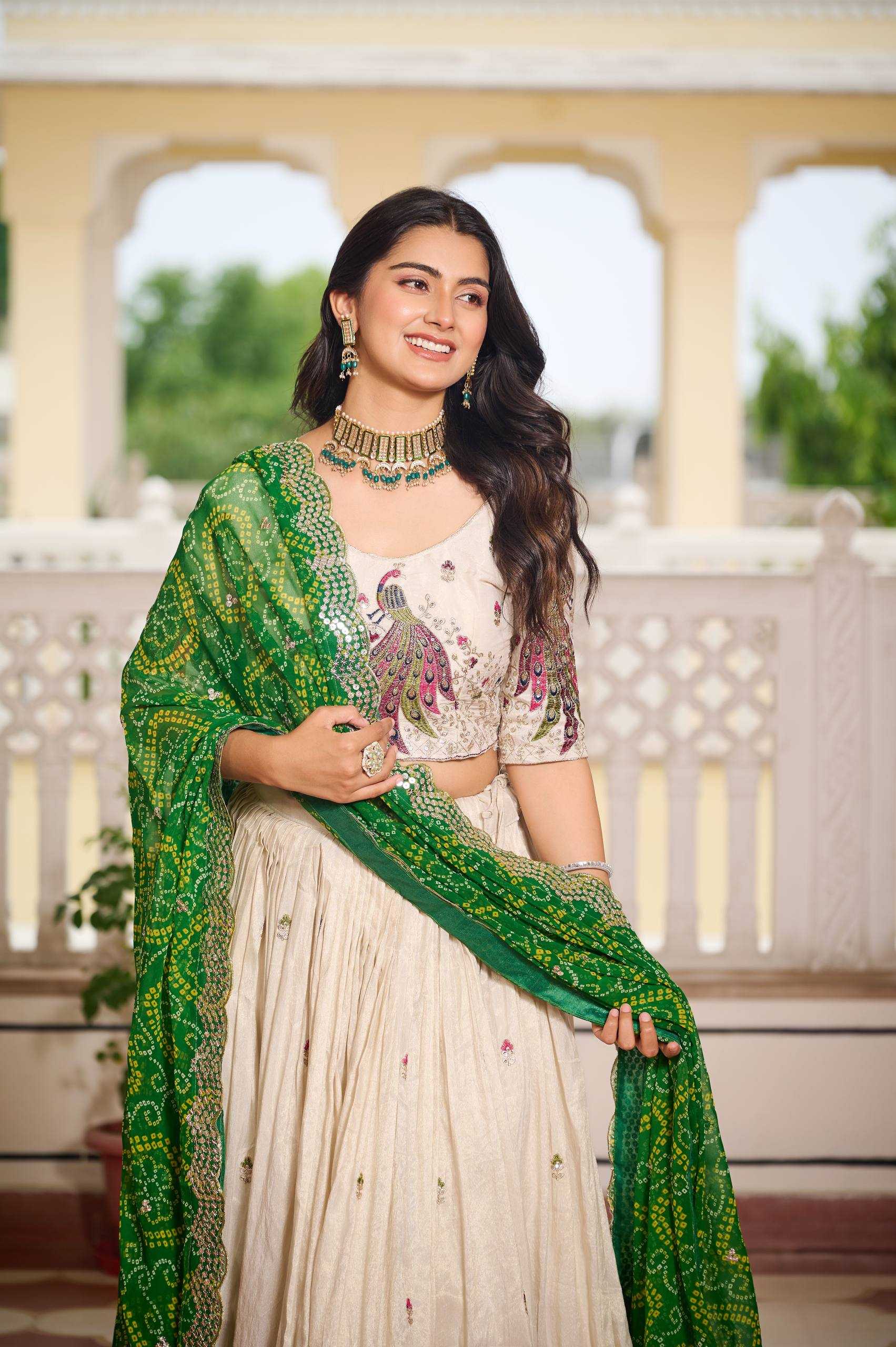 Ynf Tissue Silk RIN197 3083 Lehengas Wholesale Designer Lehenga Silk Lehenga Wedding Lehenga Manufacturer