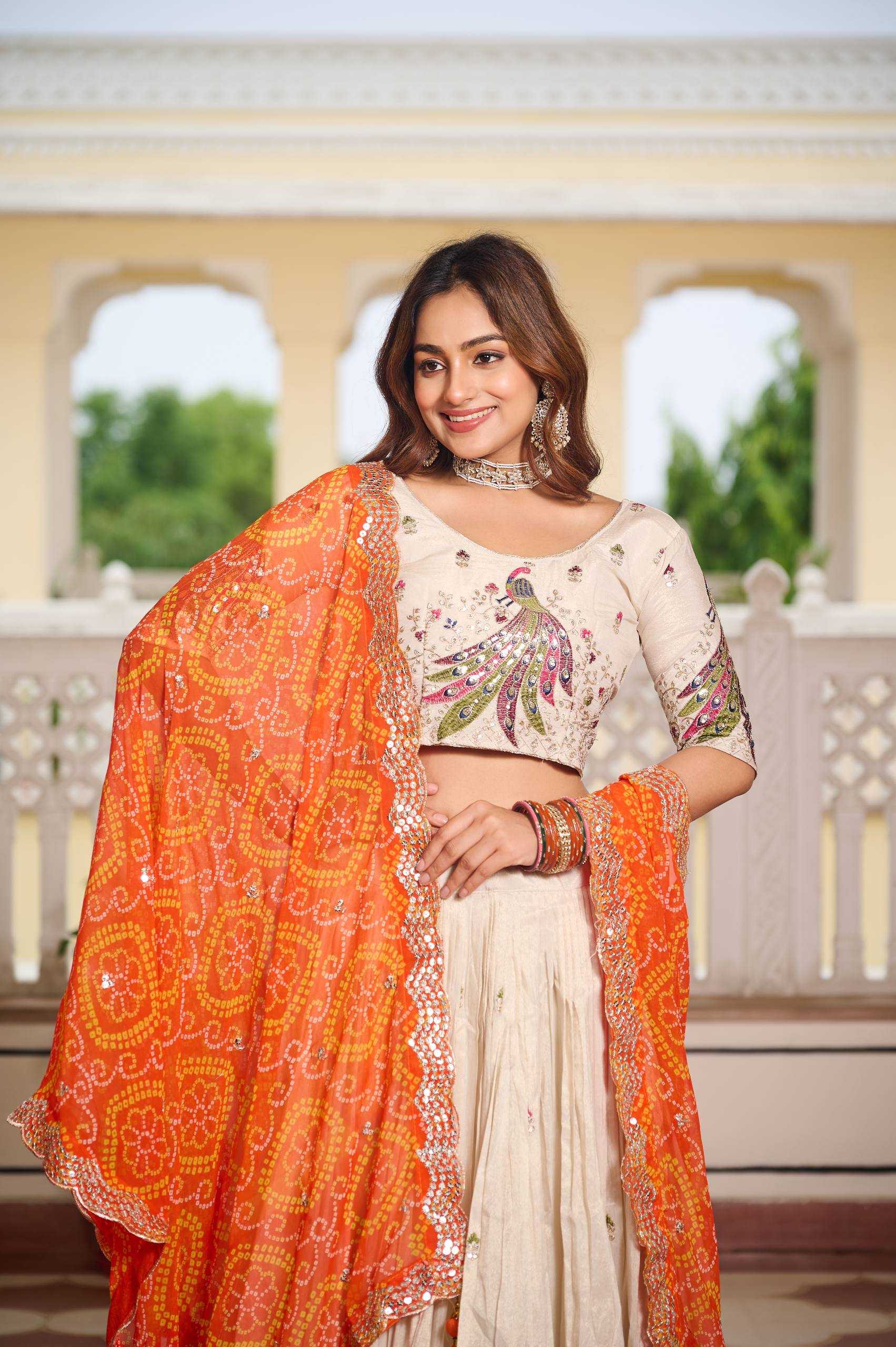 Ynf Tissue Silk RIN197 3083 Lehengas Wholesale Designer Lehenga Silk Lehenga Wedding Lehenga Manufacturer