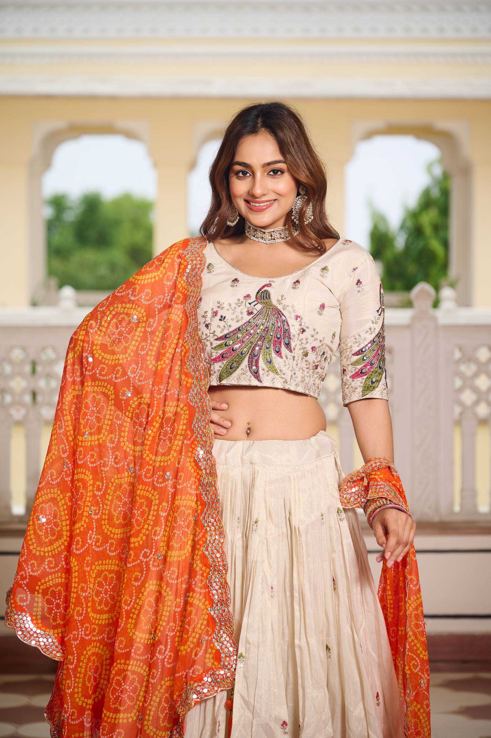 Ynf Tissue Silk RIN197 3083 Lehengas Wholesale Designer Lehenga Silk Lehenga Wedding Lehenga Manufacturer