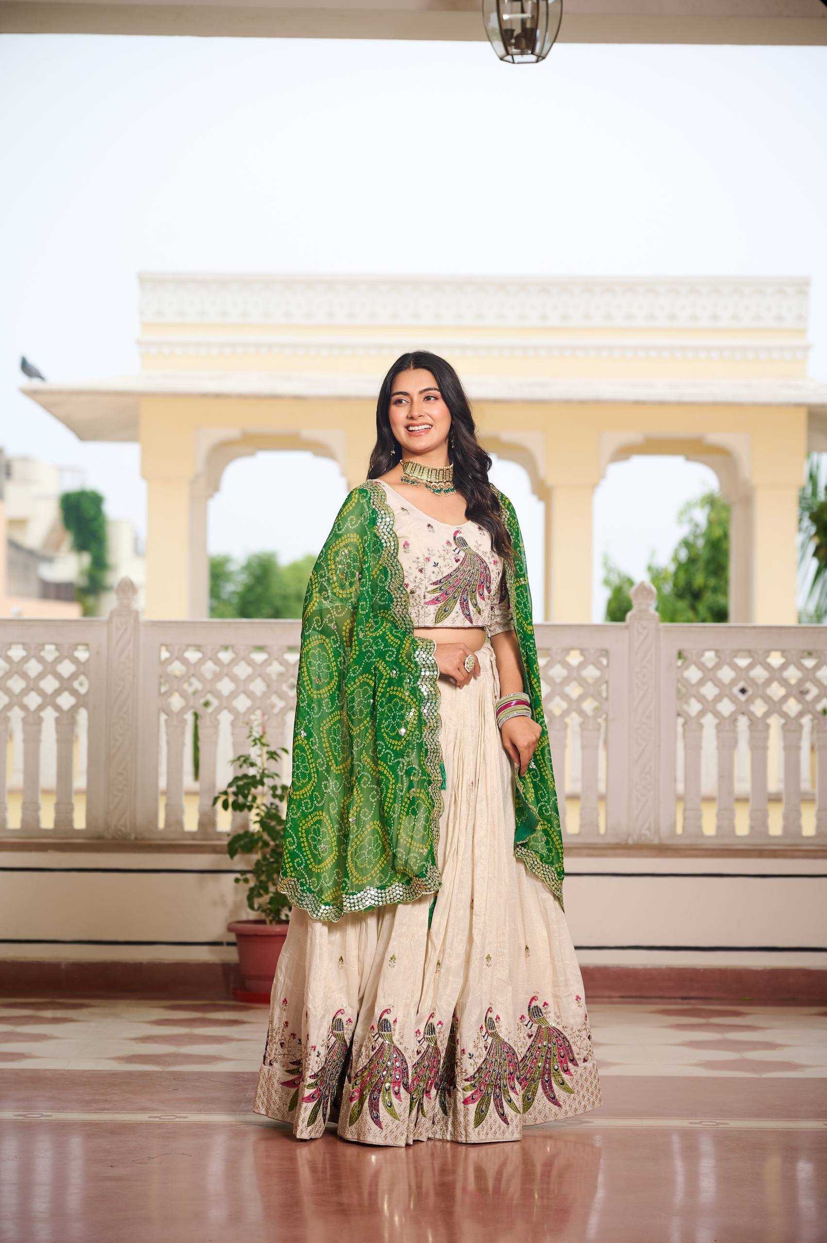 Ynf Tissue Silk RIN197 3083 Lehengas Wholesale Designer Lehenga Silk Lehenga Wedding Lehenga Manufacturer