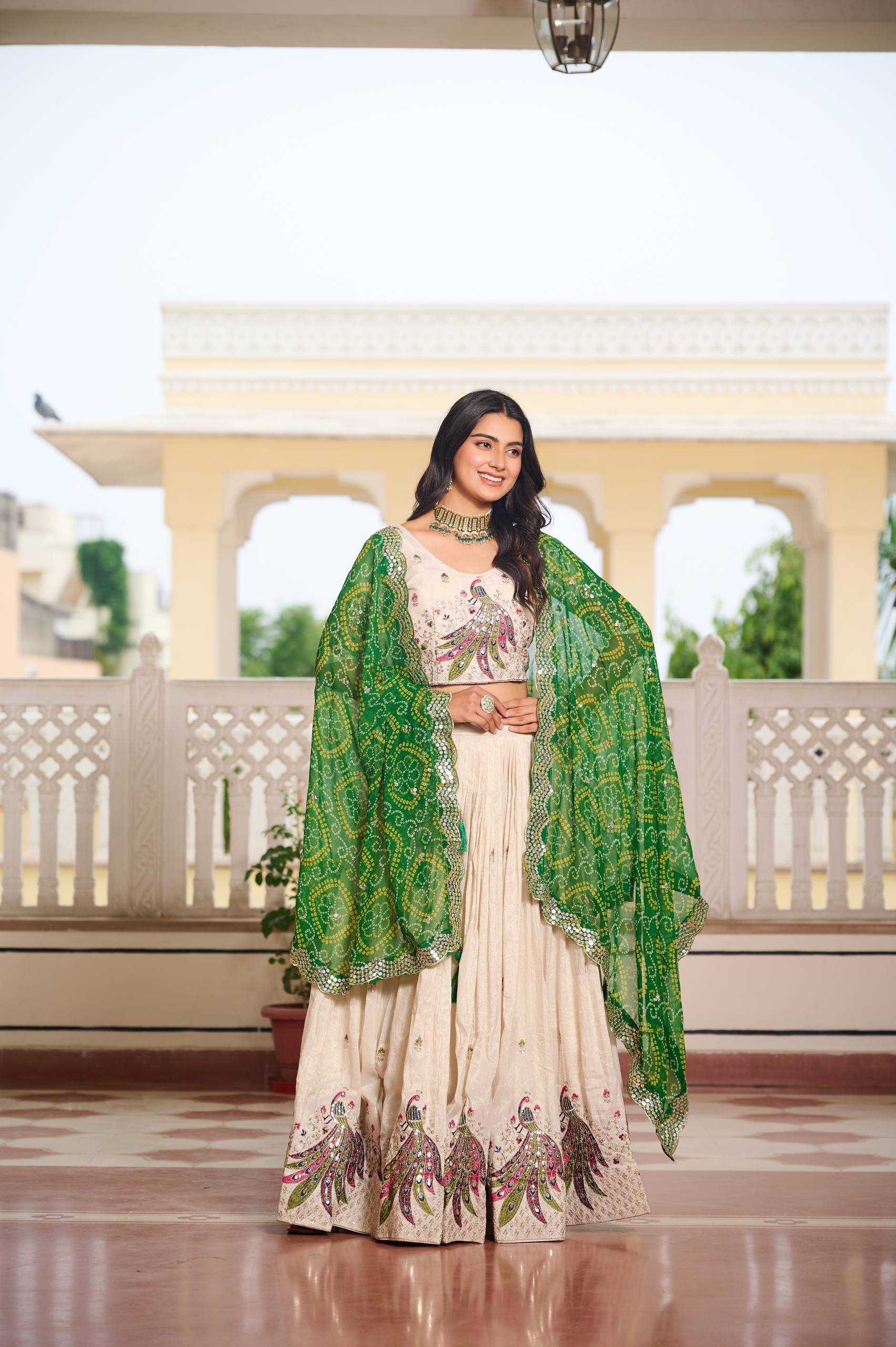Ynf Tissue Silk RIN197 3083 Lehengas Wholesale Designer Lehenga Silk Lehenga Wedding Lehenga Manufacturer