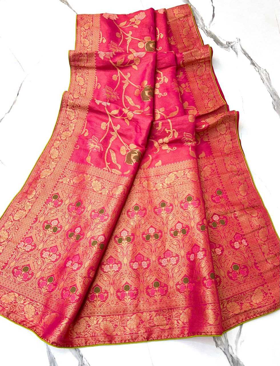 Ynf Tissue Silk RIN225 924 Sarees Wedding Collections Festive Collections Wholesale Tissue Silk Saree Festive Sarees Sarees With Blouse Manufacturer
