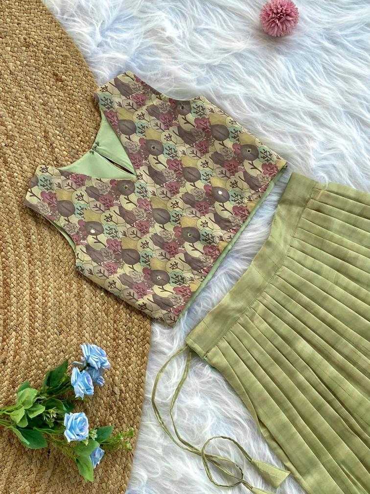 Ynf Tussar Silk KESH249 2066-67 Kids Wear Wholesale Kids Lehenga Kids Lehenga Choli Baby Girl Lehenga Manufacturer