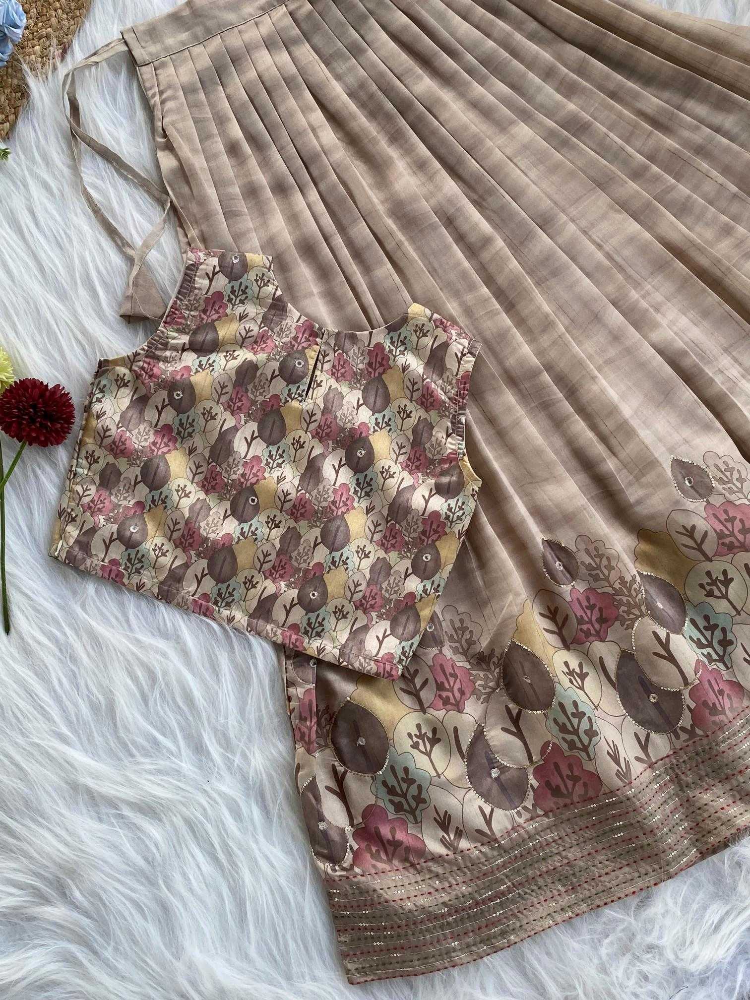 Ynf Tussar Silk KESH249 2066-67 Kids Wear Wholesale Kids Lehenga Kids Lehenga Choli Baby Girl Lehenga Manufacturer