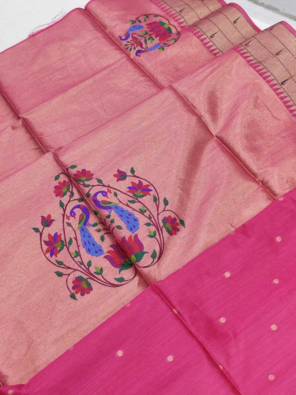 Ynf Tussar Silk KESH505 Antarang Paithani Sarees Wholesale Designer Sarees Party Wear Sarees Traditional Sarees Manufacturer