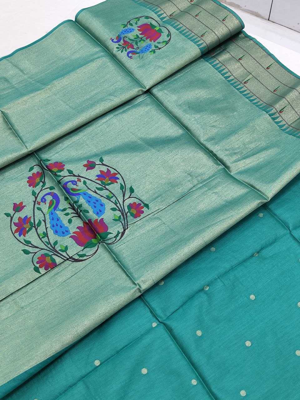 Ynf Tussar Silk KESH505 Antarang Paithani Sarees Wholesale Designer Sarees Party Wear Sarees Traditional Sarees Manufacturer