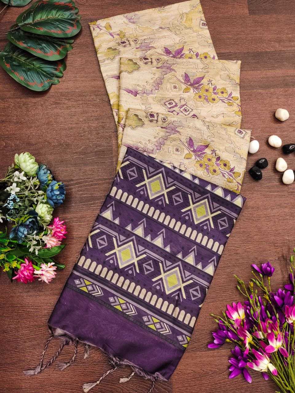 Ynf Tussar Silk KESH505 MONIKA 103 Sarees Wedding Collections Festive Collections Wholesale Printed Sarees Zari Border Sarees Tussar Sarees Manufacturer