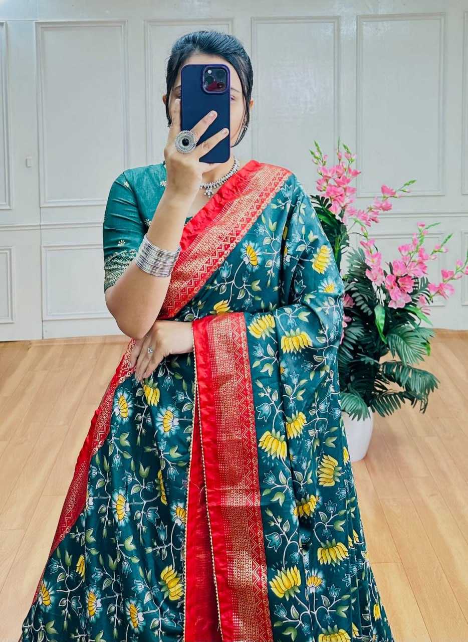 Ynf Tussar Silk KESH511 BARATI Lehengas Wholesale Traditional Lehenga Silk Lehenga Printed Lehenga Manufacturer