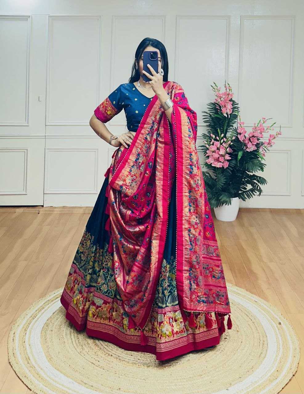 Ynf Tussar Silk KESH511 MAYURI Festive Collections Wholesale Navratri Chaniya Choli Manufacturer