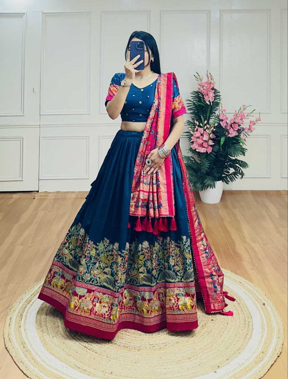 Ynf Tussar Silk KESH511 MAYURI Festive Collections Wholesale Navratri Chaniya Choli Manufacturer