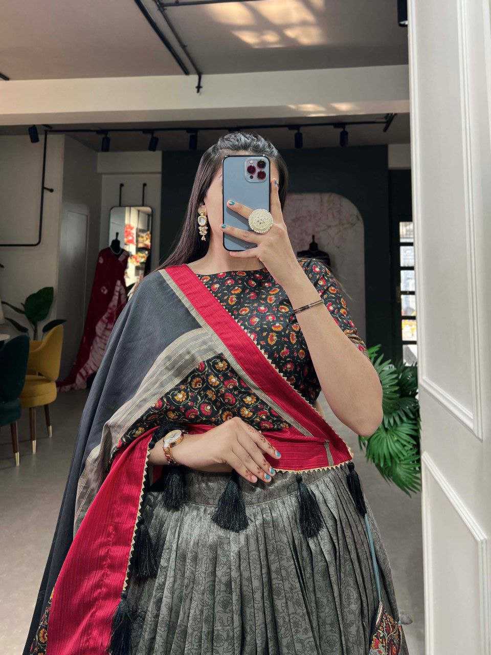 Ynf Tussar Silk KESH511 MENGO Festive Collections Wholesale Navratri Chaniya Choli Manufacturer