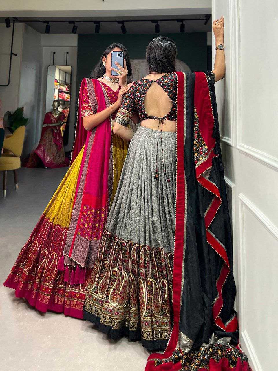 Ynf Tussar Silk KESH511 MENGO Festive Collections Wholesale Navratri Chaniya Choli Manufacturer