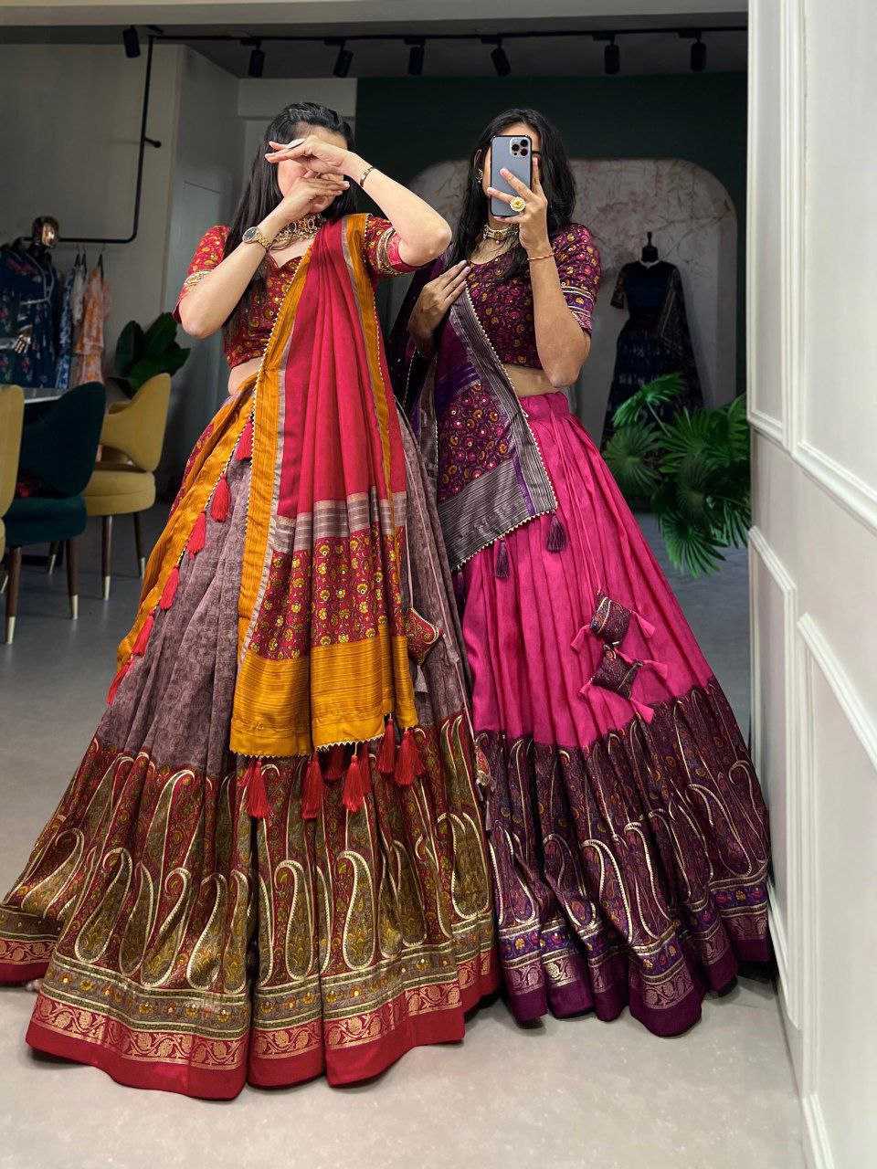 Ynf Tussar Silk KESH511 MENGO Festive Collections Wholesale Navratri Chaniya Choli Manufacturer