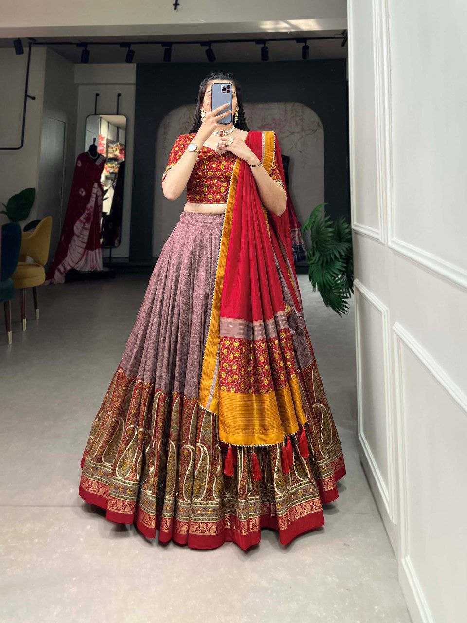 Ynf Tussar Silk KESH511 MENGO Festive Collections Wholesale Navratri Chaniya Choli Manufacturer