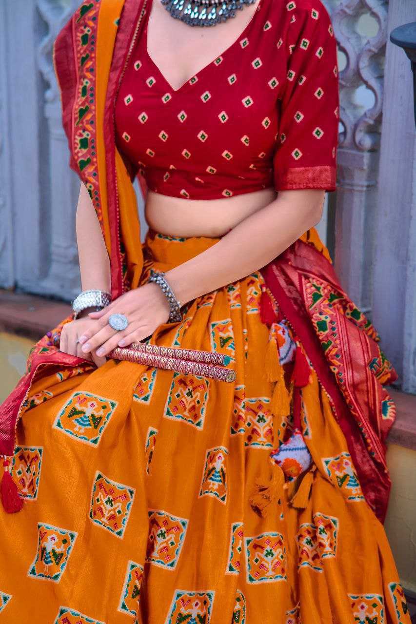Ynf Tussar Silk KESH511 Mor Festive Collections Wholesale Navratri Chaniya Choli Manufacturer