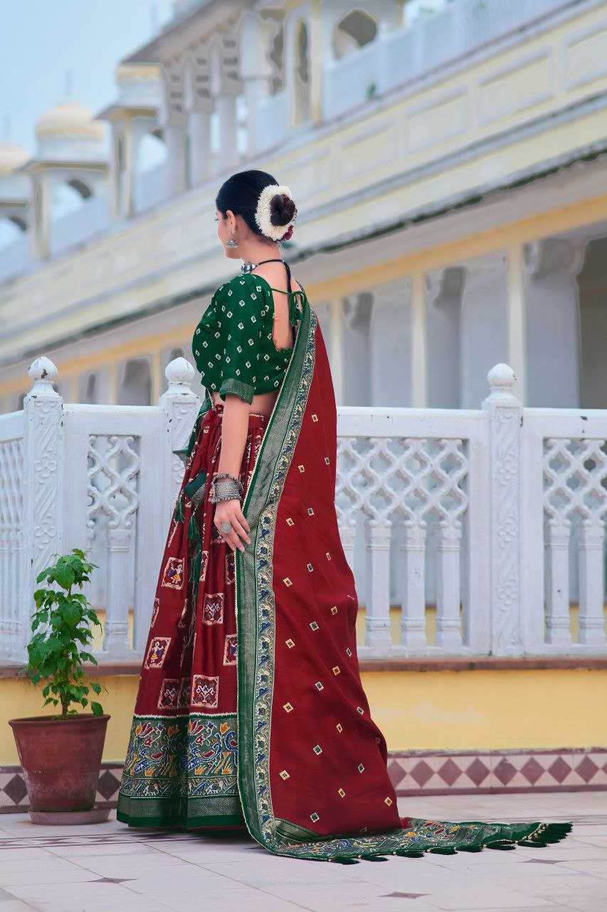 Ynf Tussar Silk KESH511 Mor Festive Collections Wholesale Navratri Chaniya Choli Manufacturer