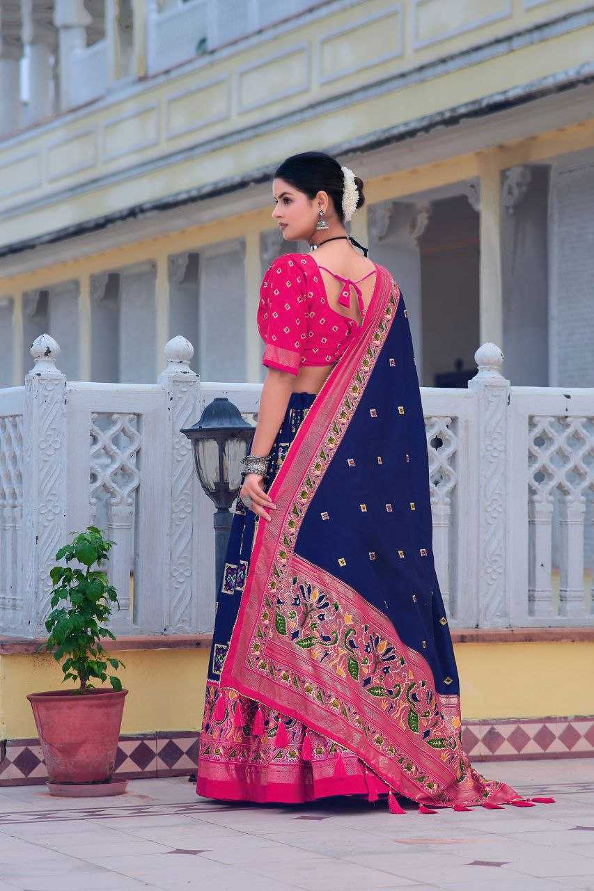 Ynf Tussar Silk KESH511 Mor Festive Collections Wholesale Navratri Chaniya Choli Manufacturer