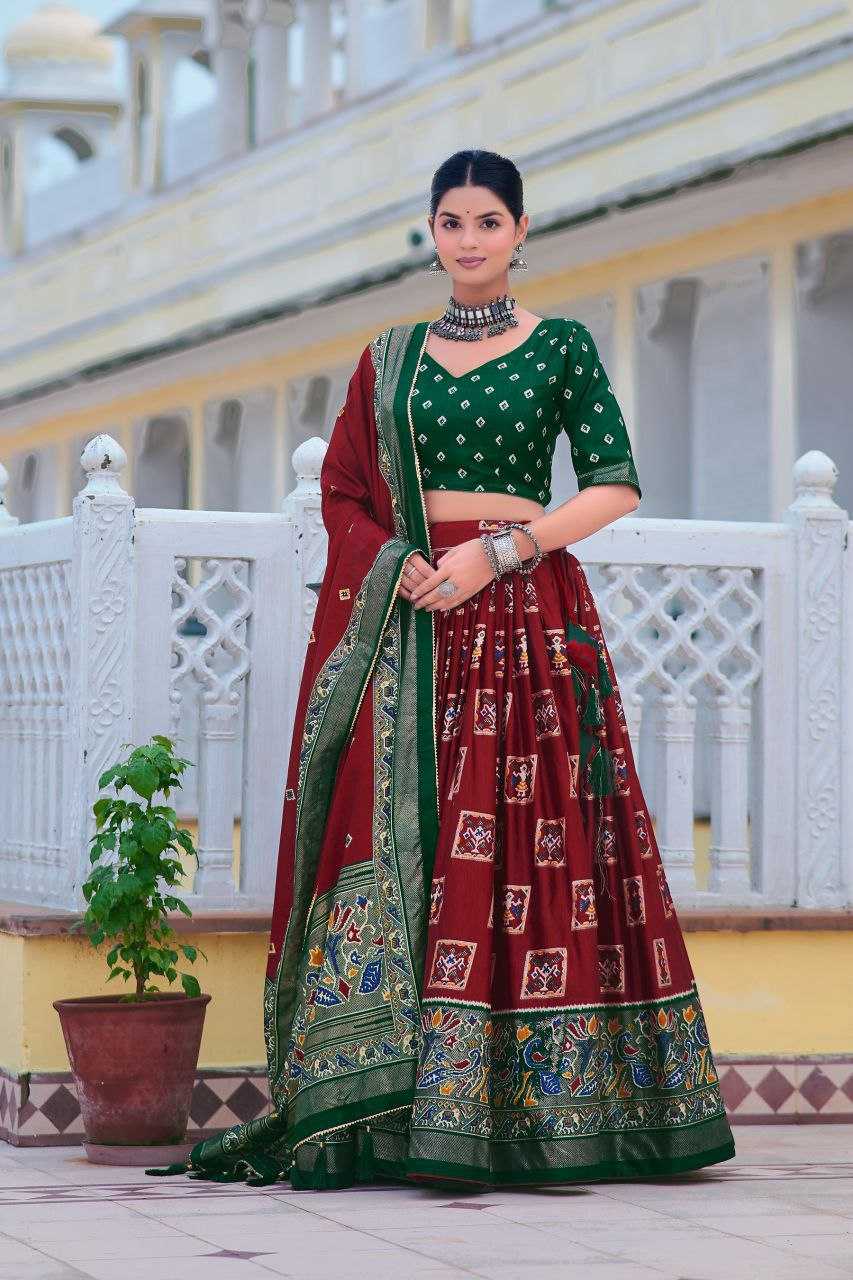 Ynf Tussar Silk KESH511 Mor Festive Collections Wholesale Navratri Chaniya Choli Manufacturer
