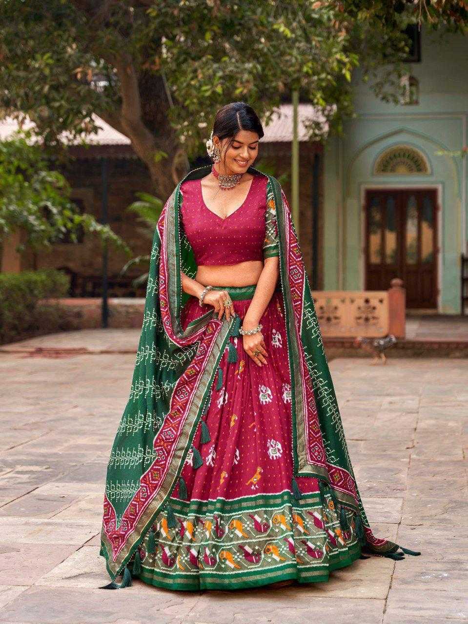 Ynf Tussar Silk KESH511 Panchi Lehengas Wholesale Designer Lehenga Traditional Lehenga Printed Lehenga Manufacturer