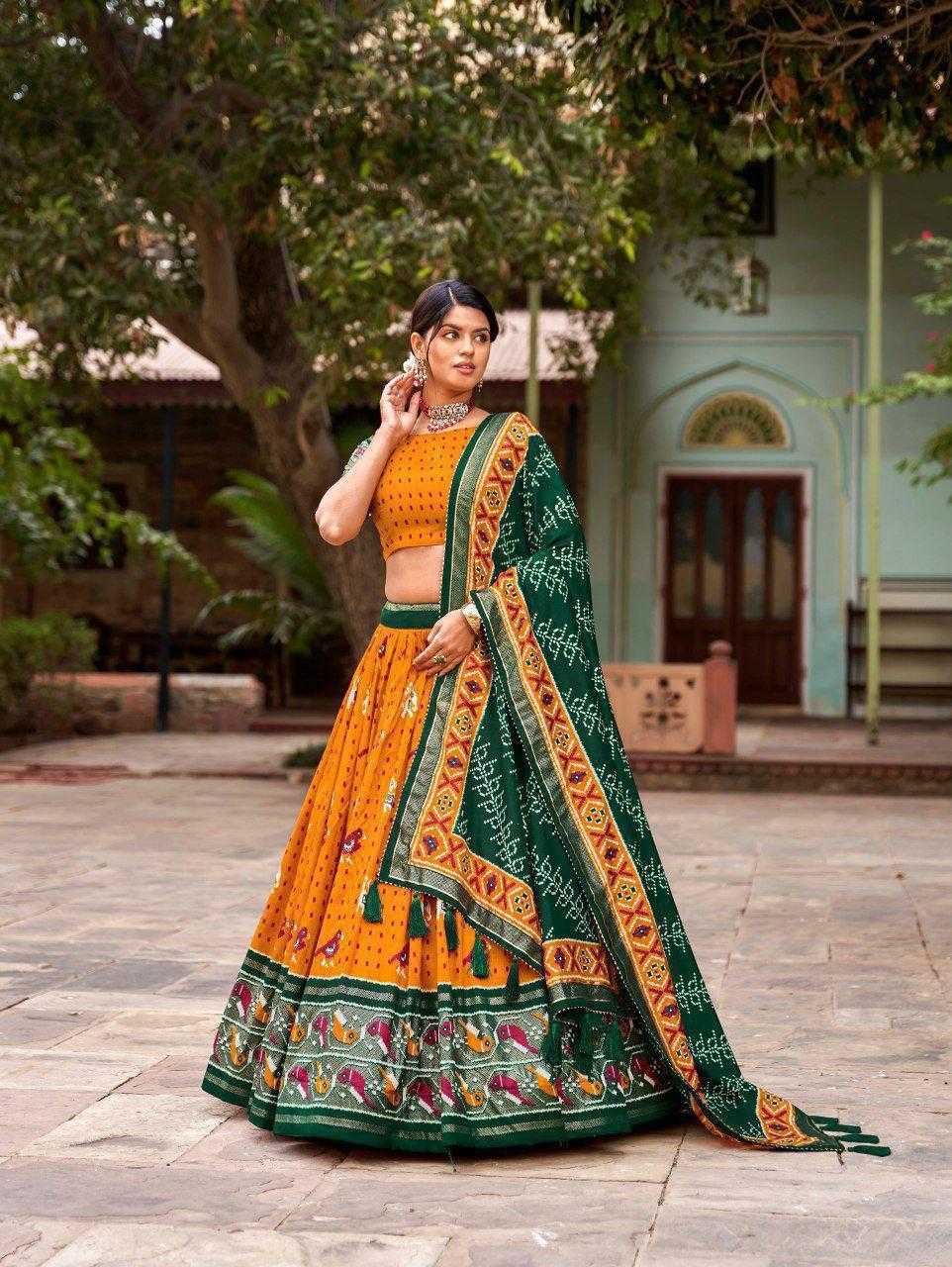 Ynf Tussar Silk KESH511 Panchi Lehengas Wholesale Designer Lehenga Traditional Lehenga Printed Lehenga Manufacturer
