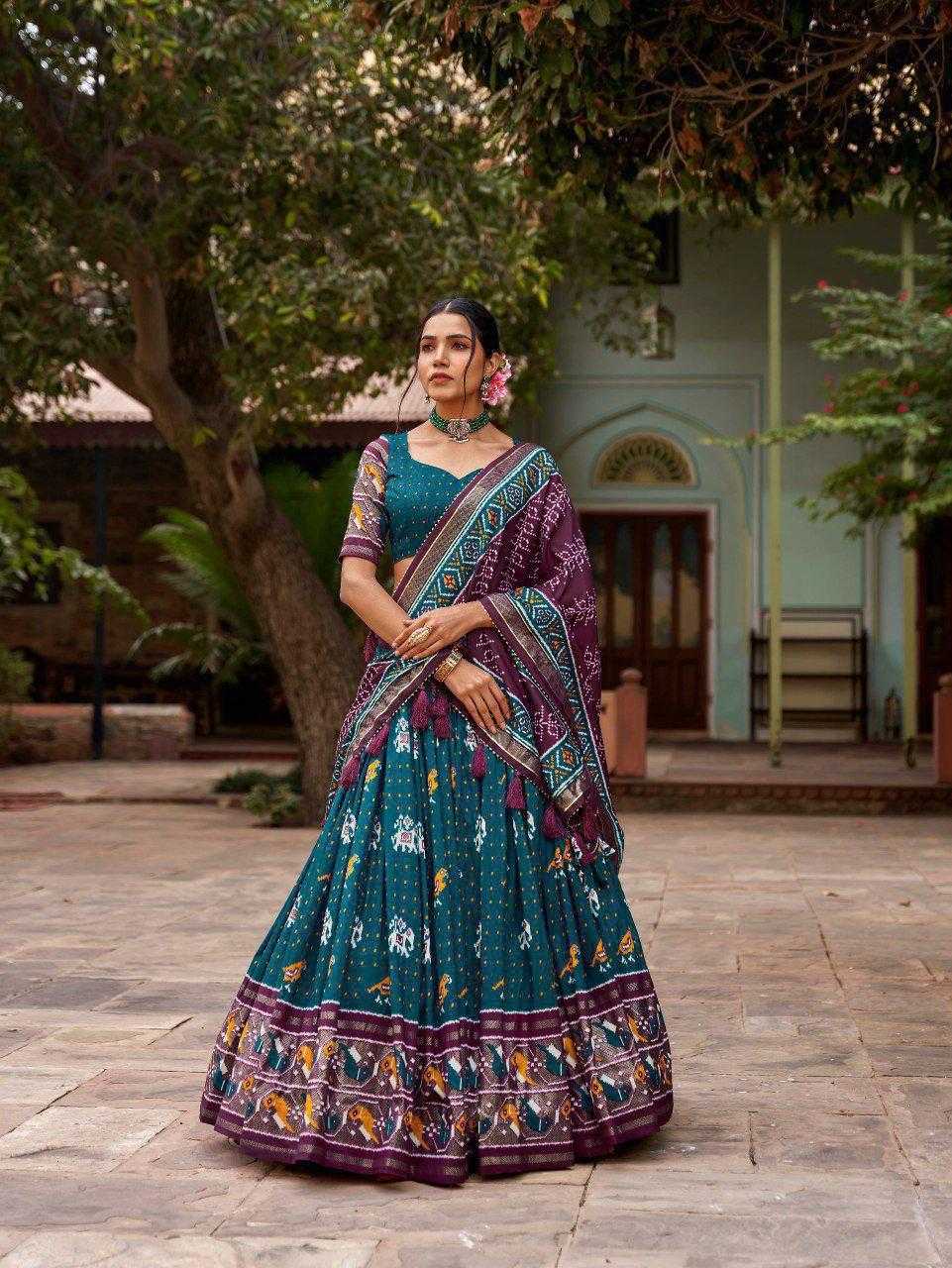 Ynf Tussar Silk KESH511 Panchi Lehengas Wholesale Designer Lehenga Traditional Lehenga Printed Lehenga Manufacturer