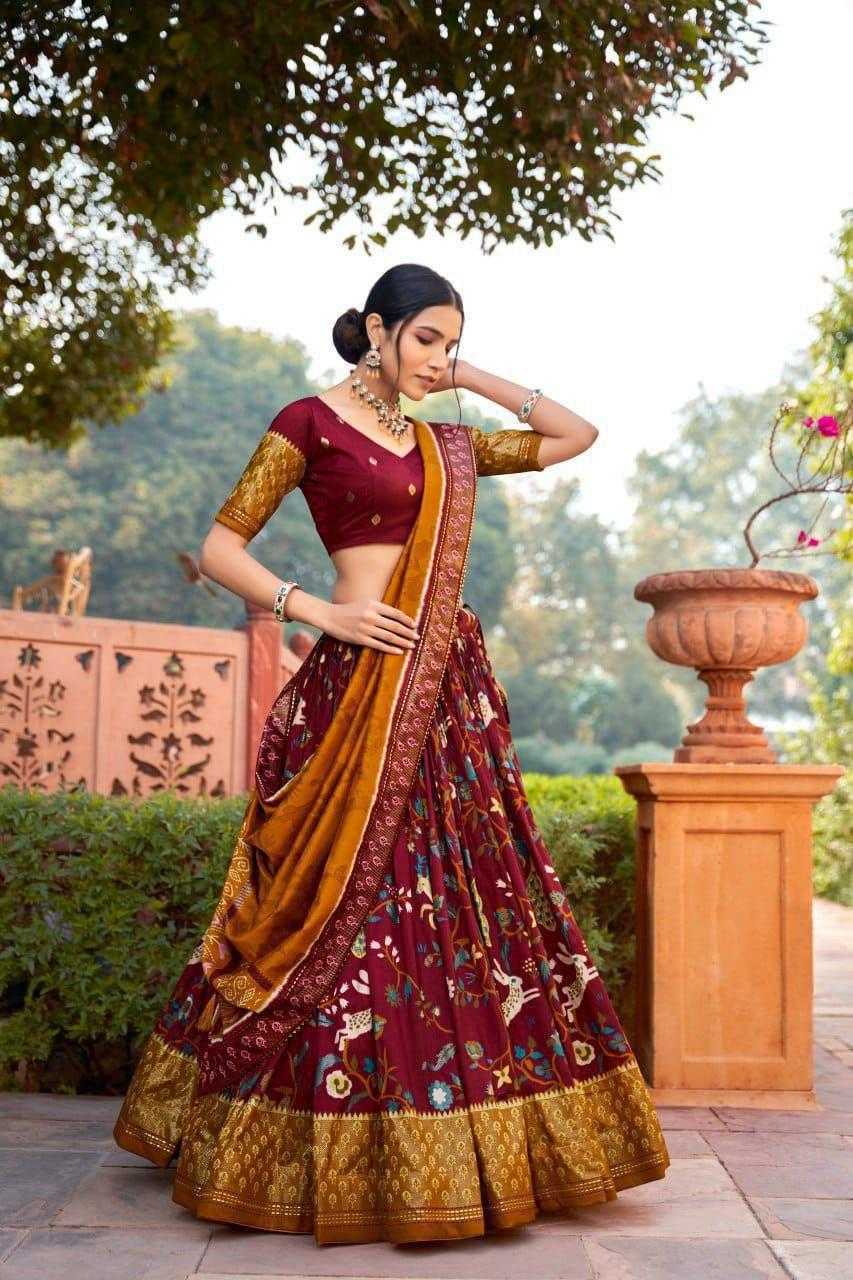 Ynf Tussar Silk KESH511 Rabbit Lehengas Wholesale Designer Lehenga Traditional Lehenga Printed Lehenga Manufacturer