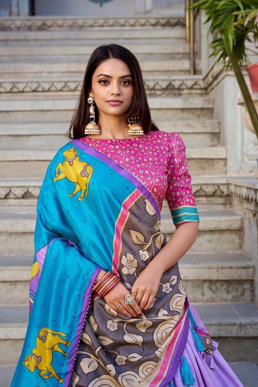 Ynf Tussar Silk KESH511 square box Lehengas Wholesale Designer Lehenga Traditional Lehenga Printed Lehenga Manufacturer
